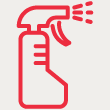 Disinfect frequently touched objects and surfaces