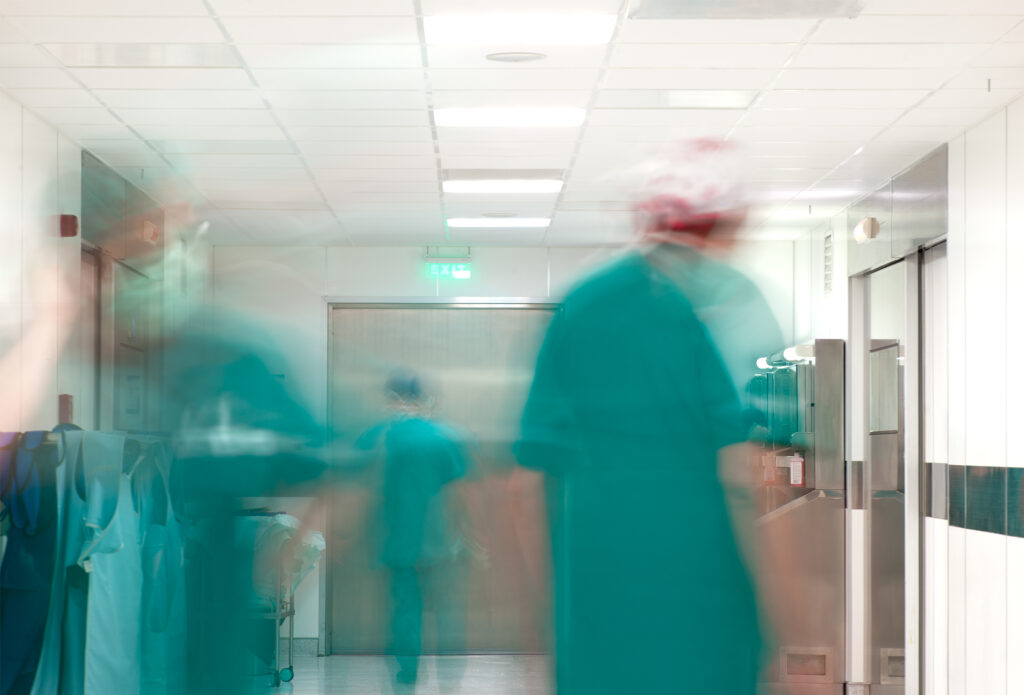hospital busy surgery corridor